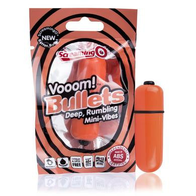 Vooom Bullets Deep Rumbling Mini-vibes - Tangerine