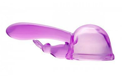 Orginal Rabbit Dual  Stimulation Wand Attachment -  Purple - We-ab935