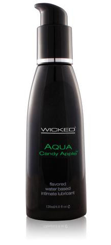 Aqua Candy Apple Flavored Water-Based Lubricant - 4 oz.