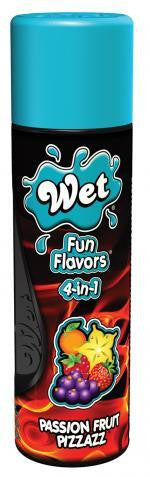 Wet Fun Flavors 4-In-1 Passion Fruit Pizzazz Lubricant - 4.1 oz.