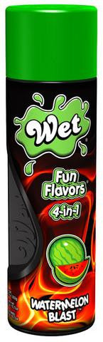 Wet Fun Flavors 4-In-1 Watermelon Blast Lubrication - 10.7 oz.