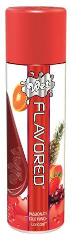 Wet Flavored Passion Fruit Gel Lubricant - 3.5 oz.