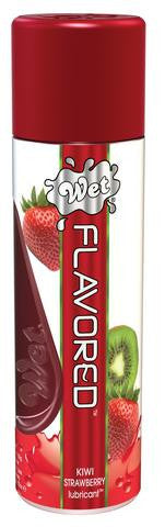 Wet Flavored Kiwi Strawberry Gel Lubricant - 3.5 oz.